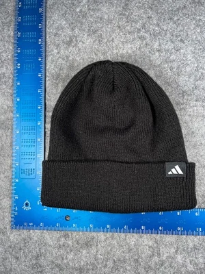 Adidas Gorro Toque Adulto Talla Única Negro Tejido 100% Acrílico Logo Patín Esquí Foto 1 de 4