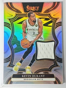 2024-25 Select Basketball Kevin Durant Game worn patch memorabilia Brooklyn Nets - Picture 1 of 2