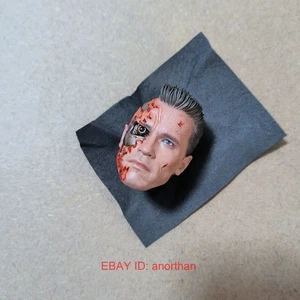 Hot Toys DX46 Terminator 2 T-800 2.0 Battle Damaged 1/6 LED Head Sculpt In Stock - Picture 1 of 2