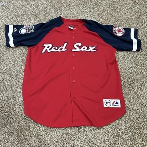 Majestic Jonathan Papelbon 58 Boston Red Sox Herren Large Trikot AL Patch - Bild 1 von 8