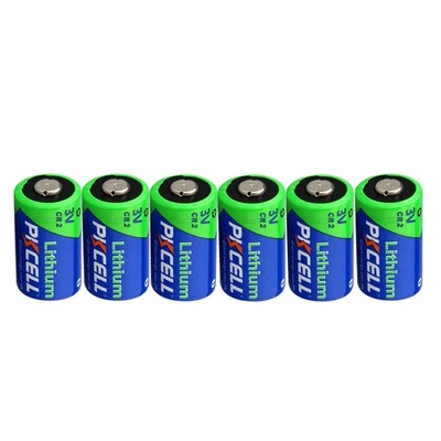 6x Baterías 3V CR2 CR15H270 DLCR2 EL1CR2 CR17355 Celdas Litio para Flashes Fotográficos Foto 1 de 4