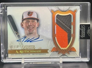 2024 Topps Dynasty Autograph Patches Adley Rutschman GAME USED PATCH AUTO 02/10 - Bild 1 von 4