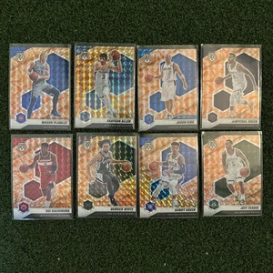 (8) All PRIZM 🔥 2020 Mosaic Orange Reactive Prizm White Hachimura $1 Shipping - Picture 1 of 3