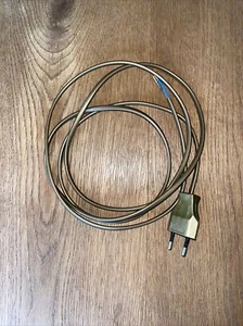 Anschlussleitung Ovallitze gold 2,0 m H03VVH2-F 2x0,75 - Bild 1 von 1