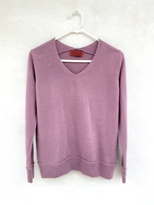 🔹 Cable Melbourne 100% Cashmere Long Sleeve Jumper Pullover Sweater Size XS - Picture 1 of 7