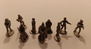 Vintage Star Wars Monopoly 1997 Classic Trilogy Edition parts - 9 pewter tokens - Picture 1 of 5