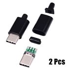 Long Lasting Usb 3 1 Type C Male Connector With Pcb Board Black/White Shell