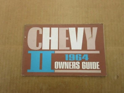 1964 Chevrolet Chevy II owners manual book literature guide ORIGINAL - Изображение 1 из 4