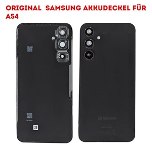 Original Samsung A54 SM-A546 Akkudeckel Backcover inkl. Kameraglas Schwarz - Picture 1 of 1