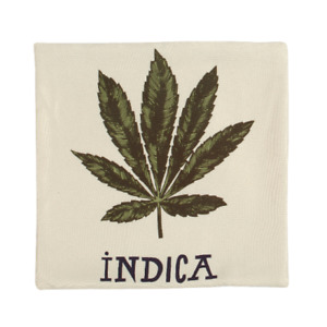 Large KUSH PANDA Botanical INDICA Cannabis-PILLOW Case-Great Quality-Weed,ganja