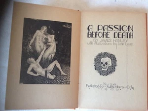  A Passion Before Death James Hanley John Gram One of 900 Vintage Illustrated - Bild 1 von 11