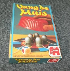 Rare Vang de Muis Catch the Mouse Jumbo 104 Mini Board Game Holland Hausemann  - Picture 1 of 3