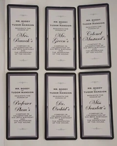 Clue Silver Line 2016 Edition 6 Einladungen zur Tudor Mansion - Bild 1 von 2