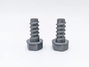 (2) [SILVER] Vtech Drill and Learn Replacement Screws - Picture 1 of 2