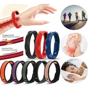 Pulsera deportiva de silicona unisex de iones negativos inalámbrica antiestática regalo - Imagen 1 de 39