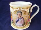 Aynsley Royalty Giftware Mug Queen Elizabeth 50th Anniversary Coronation England