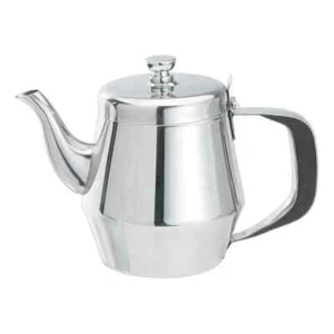 Tetera de cuello de ganso WINCO, plateada - Imagen 1 de 5