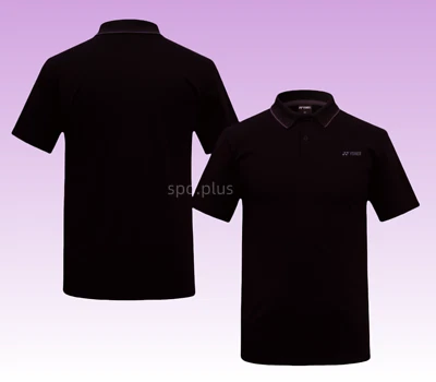 YONEX 25S/S Unisex Badminton Polo T-Shirts Sports Top Tee Black NWT 251TS067U - Image 1 of 4