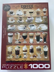 EuroGraphics Coffee Jigsaw Puzzle 1000-Piece, Model:6000-0589 New NIB - Picture 1 of 6