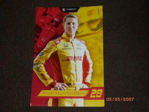 2019 RYAN HUNTER-REAY #28 DHL NTT INDY CAR SERIES POSTCARD Cover