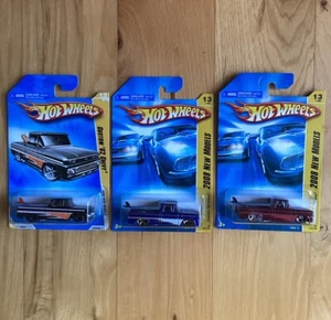 2008 Hot Wheels New Models Custom '62 Chevy- Lot of 3 - Picture 1 of 8