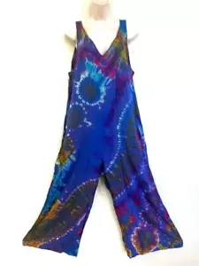 Tuta Tuta Romper Hippie Boho Festival Tie Dye 221051 - Foto 1 di 1