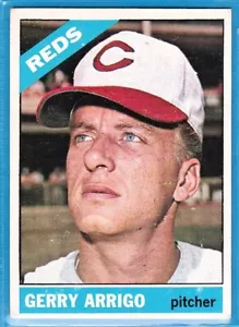 Tarjeta de béisbol 1966 Topps - #357 Gerry Arrigo - rojo Cincinnati - Imagen 1 de 2