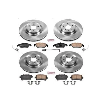 Kit de frenos de disco PowerStop - Delantero y trasero - Se adapta a Audi S4 2011, Audi S5 2011 OE S Foto 1 de 4