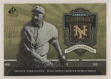 2006 SP Legendary Cuts Baseball Chronology /550 Christy Mathewson #BC-CM HOF