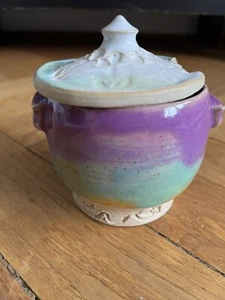 Zuckerdose Keramik Kunst Handarbeit Unikate - Bild 1 von 3