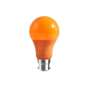 Bombilla LED Bayoneta B22 SMD 2835 5W Color Naranja 220V Bombilla para Luces Exterior - Imagen 1 de 7
