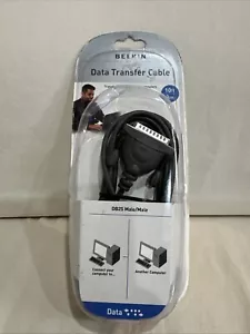 Belkin DB25 Male To Male 10ft Cable Optimum Data Transfer Parallel Serial Port - Picture 1 of 8