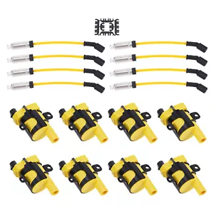 Round Ignition Coil Spark Plug Pack For Chevy Silverado GMC LS1 LS3 5.3L UF262 - Picture 1 of 12