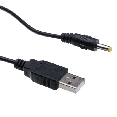5V USB To DC4.0x1.7mm Power Charger Cable Supply For Sony PSP2000 - Image 1 of 4
