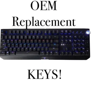 Razer Blackwidow Elite OEM Replacement Keys  SINGLE REPLACEMENT KEYBOARD KEYCAPS - Picture 1 of 5