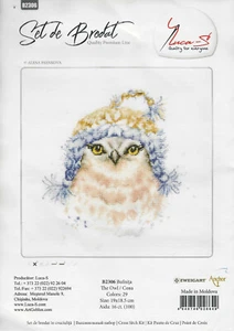 Luca-S Counted Cross Stitch Kit - Owl - Picture 1 of 2