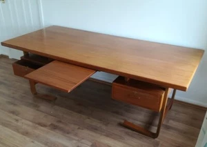 J Clausen Brande Mobelfabrik Vintage Danish Mid Century Desk - Picture 1 of 9