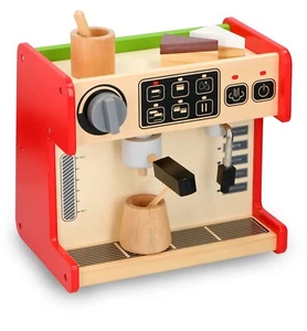 2 in 1 Kids Childrens Coffee Machine & Shop Wooden Creative Learning Play Toy - Picture 1 of 5