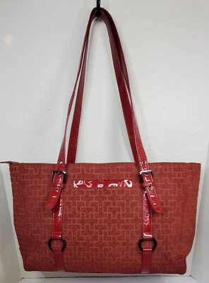 Bolso de Mano Franklin Covey para Laptop Cuero Grano Completo Negocios Rojo Grande Foto 1 de 4