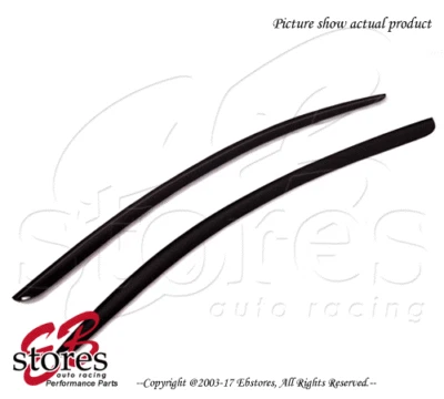 Para Dodge Stratus cupé 2001-06 montado en el exterior humo oscuro JDM viseras de ventana 2 piezas Foto 1 de 3