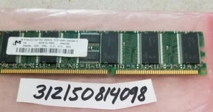 256MB DDR 266MHZ PC-2100 184-PIN ECC REGISTERED CL2 DIMM SINGLE RANK MEMORY - Picture 1 of 1