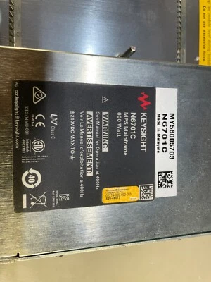 KEYSIGHT N6701C MPS DC PSU Mainframe 600W *TAL CUAL* Foto 1 de 4