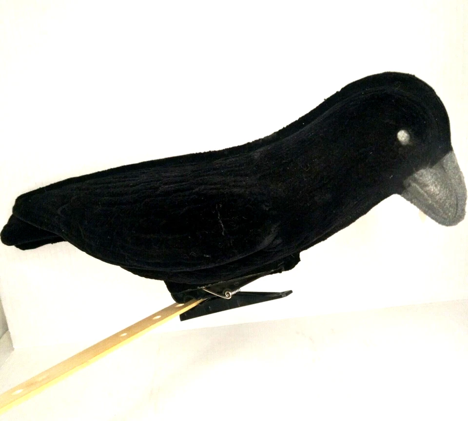 Crow Hunting Decoy 16" Flambeau Products NWT Black Raven Halloween Prop NOS - Image 1 of 4