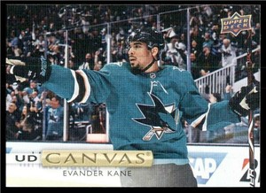 2019-20 Upper Deck UD Canvas #C74 Evander Kane - San Jose Sharks