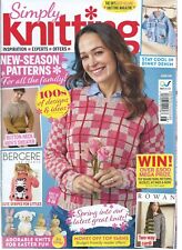  SIMPLY KNITTING  MAGAZINE ISSUE 248 - FEBRUARY 2024- GOOD CONDITION