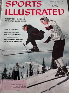 Sports Illustrated January 14 1957 Julius Helfand Sugar Ray Robinson Alta Skiing - Picture 1 of 2