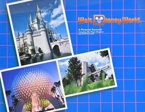 WALT DISNEY WORLD a pictorial souvenir  Magic Kingdom/EPCOT Center 1986 - Picture 1 of 7