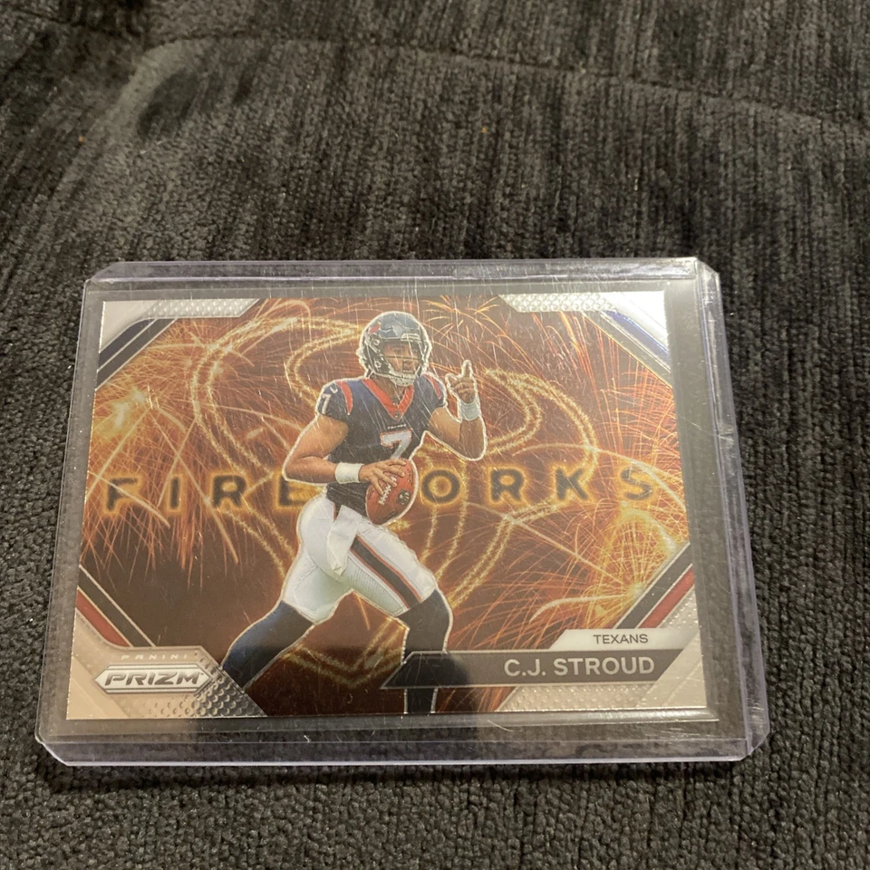 2023 Panini Prizm Fireworks CJ Stroud #F-10 Rookie RC - Image 1 of 1