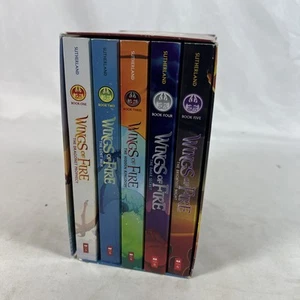 Wings of Fire Dragon Fantasy Books 1-5 Set by Tui T. Sutherland, Paperback - Bild 1 von 6
