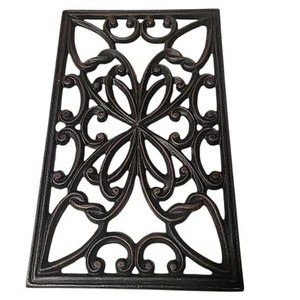 Trivet Vintage Wrought Iron Cast Iron 10” X 6" - Picture 1 of 3